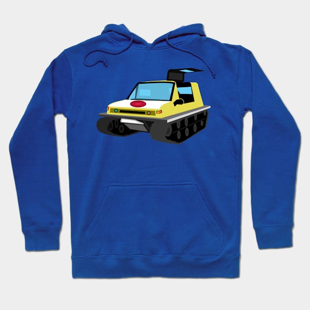 Snowmobile Hoodie by momomoma